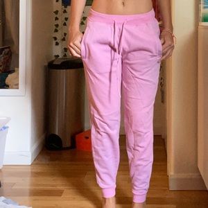 Fashion nova pink joggers
